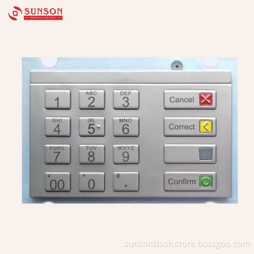 PCI4.0 Encrypted pinpad for Unmanned Payment Terminals Kiosk